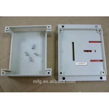Impermeable caja de plástico electrónica de encargo precio de fábrica / pieza de inyección de plástico